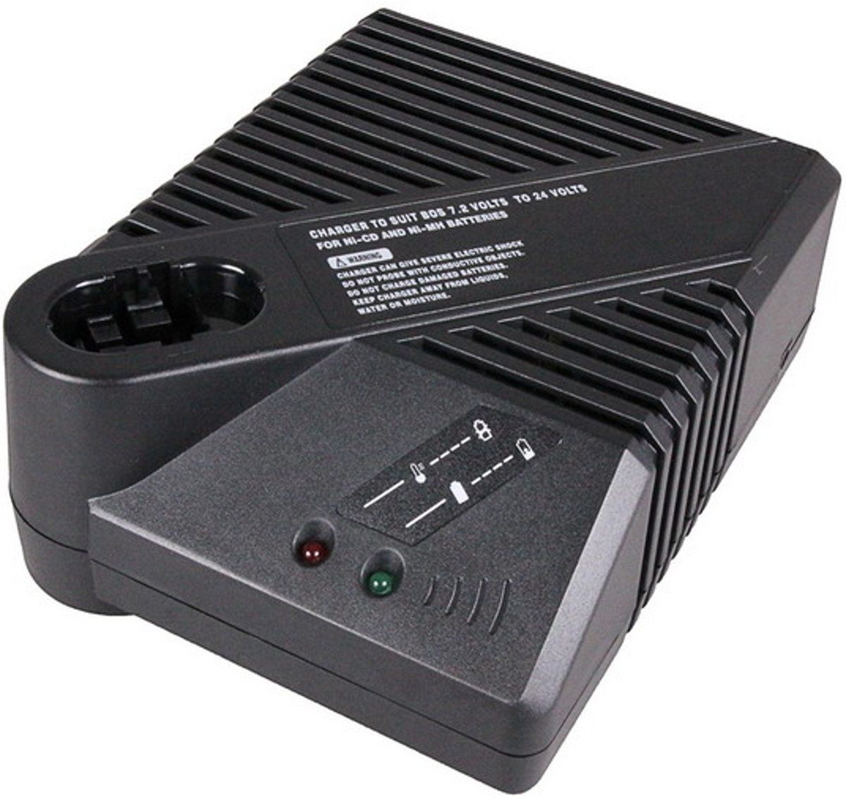 Accu oplader voor alle Bosch 7,2 - 24V accu's