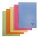 Clairefontaine 328115C Collectie Linicolor Fresh Spiraalschrift - A4 21x29,7 cm - 100 Pagina's Grote Ruitjes - Wit Papier 90 g - Polypro Omslag Transparant - Willekeurige Kleur
