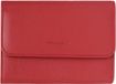 HEXAGONA Paris HEXAGONA Portemonnee Van Rundleer Rood