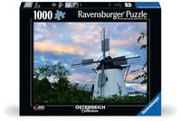 Ravensburger Puzzel 12000597 - Windmolen bij Retz - Puzzel van 1000 stukjes voor volwassenen en kinderen vanaf 14 jaar