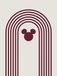 Komar Minimal Mickey muurschildering 30 x 40 cm Poster Art Print Decoratie Woonkamer Slaapkamer Disney