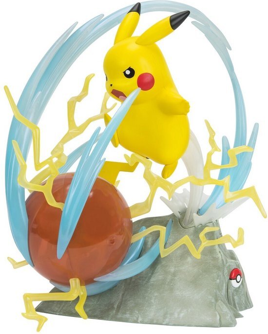 Wicked Cool Toys Pokémon 25th Anniversary - Pikachu Light-Up Deluxe Statue 33cm -
