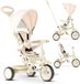 Deryan Adventurer Tricycle - 5-in-1 Children's Tricycle - Beige