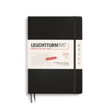 LEUCHTTURM1917 370601 maandplanner & notitieboek Composition (B5) 2025, 16 maanden, softcover, zwart, Duits