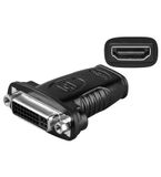 Goobay HDMI F / DVI-D F, PL Noir
