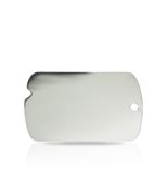Imarc Military ID-Tag - Zilver - 48x28mm - Graveerbaar