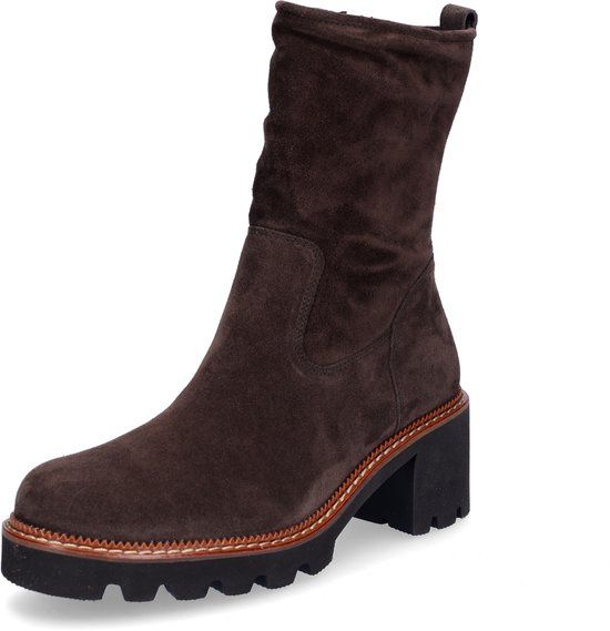 Paul Green Enkellaarzen - Bruin - Maat 37 - Vrouwen - Suède - Herfst/Winter 2025