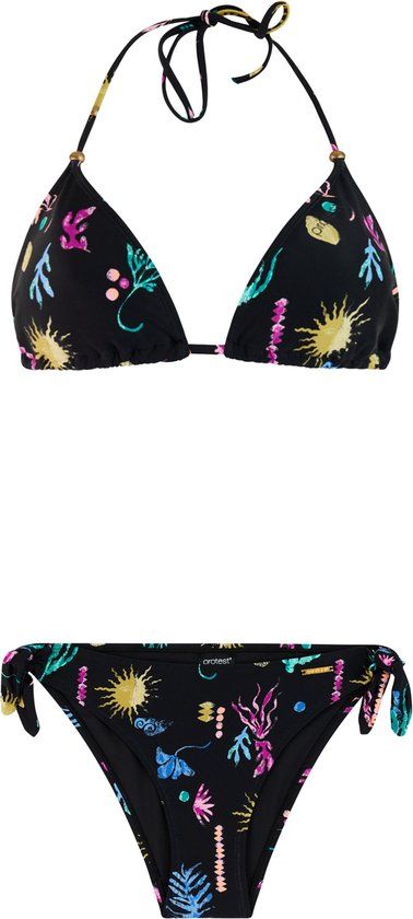 Protest PRTEmpty Triangel bikini set Dames - Koordsluiting - Uitneembare vulling - Normale pasvorm - Medium dekking - Wit