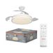 OSRAM LED-plafondventilator Wit, stil, afstandsbediening | Ceiling Fan Coromuel, Ceiling Fans with Lighting, Wit, 1065 mm dia, 50000 h, verpakking van 1
