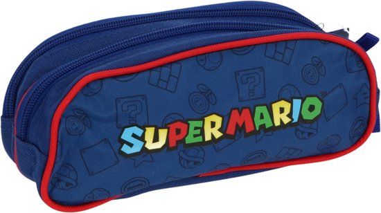 Super Mario Etui - Blauw multi