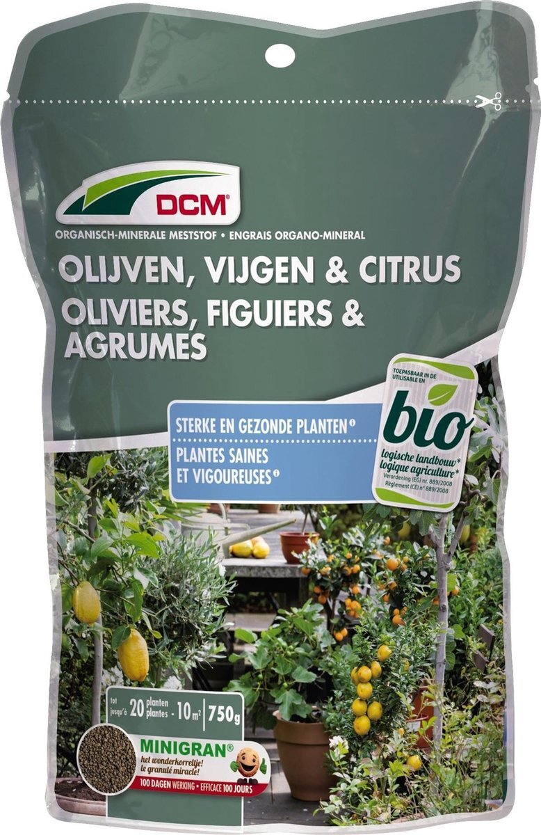 DCM organische meststof voor olijven, vijgen en citrus 750 g