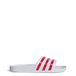 adidas Adilette Aqua Slides Sandal, Ftwr White/Team Colleg Red/Ftwr White, 47 EU