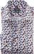 OLYMP Luxor modern fit overhemd - twill - mauve dessin - Strijkvrij - Boordmaat: 43