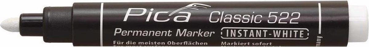Pica 522/52-10 Classic Permanent Marker - Rond - Wit - 1-4mm (10st)