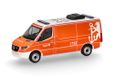 Herpa automodel Mercedes-Benz Sprinter 18 halbus met plat dak "Brandweer Düsseldorf" schaal 1:87