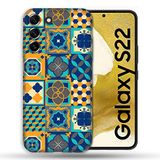 Beschermhoes Samsung Galaxy S22 Beschermhoes, textuur, cementgrijs