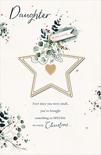 Dochter Kerstkaart - Kerstkaart voor Dochter - Kerstkaart voor haar - Happy Christmas Card