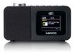 Lenco CR-625BK Radiowekker met DAB+/FM, 2,4 inch kleurendisplay, dimbaar, dubbel alarm, slaaptimer, sluimerfunctie, 30 zendergeheugen, AUX-in, zwart