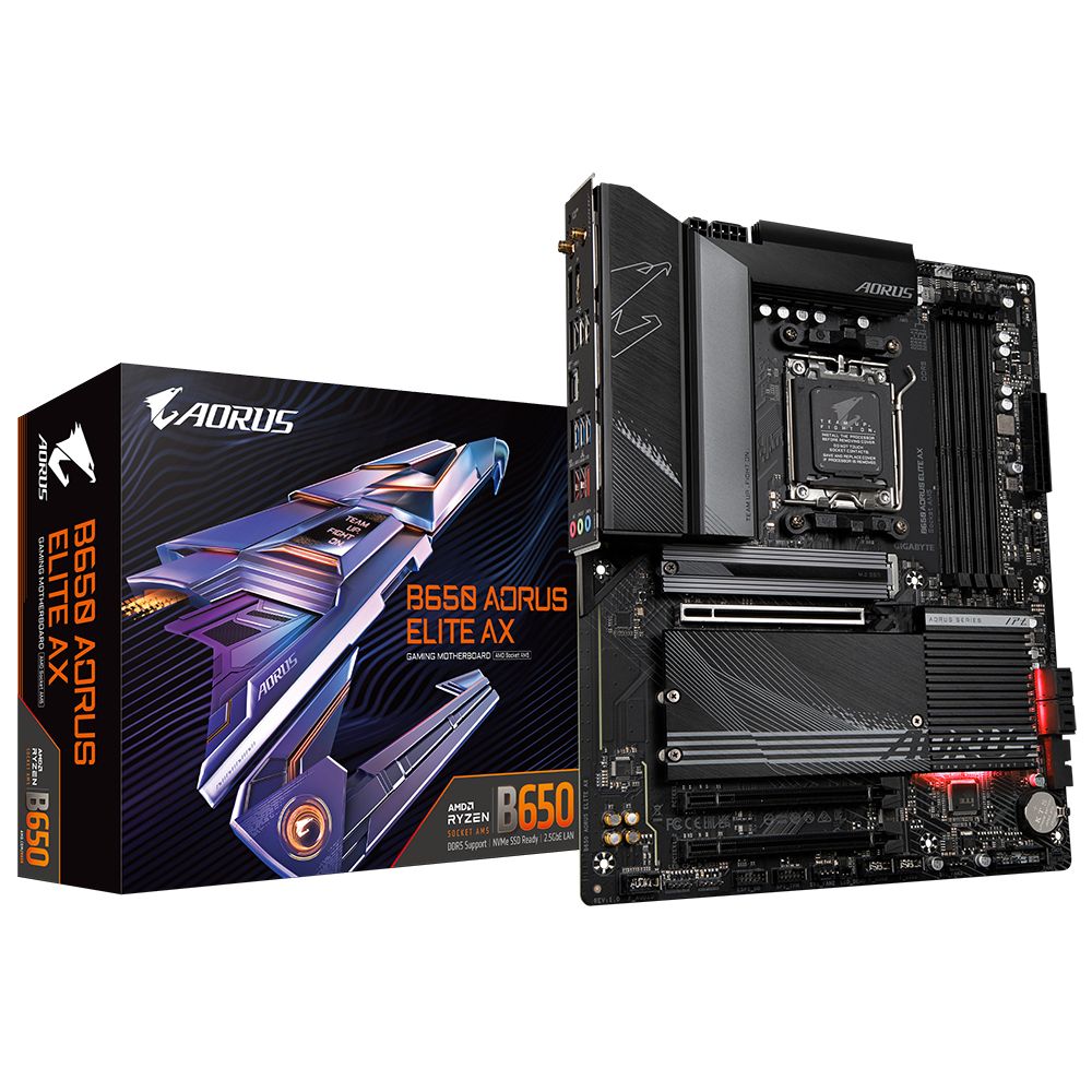 Gigabyte B650 AORUS ELITE AX 1.0 AMD B650 Socket AM5 ATX Motherboard