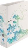 Herlitz Ordner maX.file A4 8cm GREENline Welle