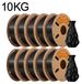 PLA filament, 1,75 mm - Standard PLA - Low shrinkage - Suitable for FDM 3D printers and 3D pens - Neatly wound - 10 kg spool - Black