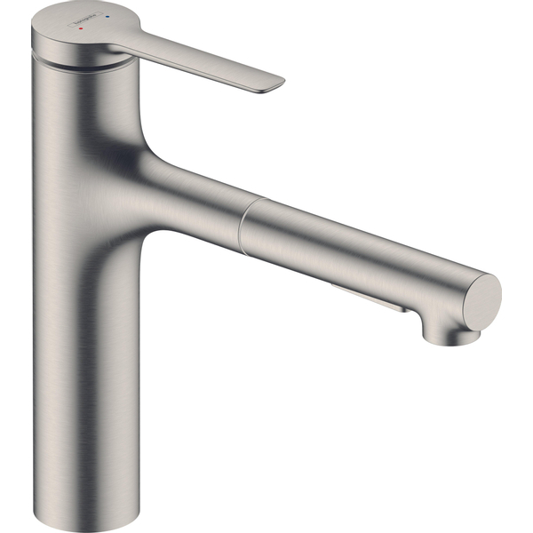 Hansgrohe Zesis keukenkraan 160 2jet sbox stainless steel finish 74823800