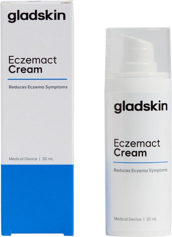 Gladskin ECZEMACT Cream - 30ml - For Eczema Relief - Hypoallergenic - Dermatologically Tested