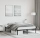 Maison Exclusive - Lit cadre métal sans matelas noir 140x190 cm