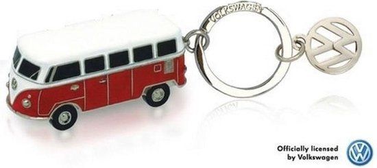 Brisa Sleutelhanger Volkswagen T1 bus 3D - Rood