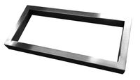 Wiesbaden Modul support beugel 46 x 22 cm vierkant RVS look