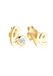 DIAMORE Elli PREMIUM - Oorbellen - DameshengstenLiefdesbelettering Basic met Diamant (0,03 ct.) in 585 Geelgoud - Dames