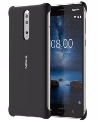 Nokia Soft Touch Case for Nokia 8 - Black