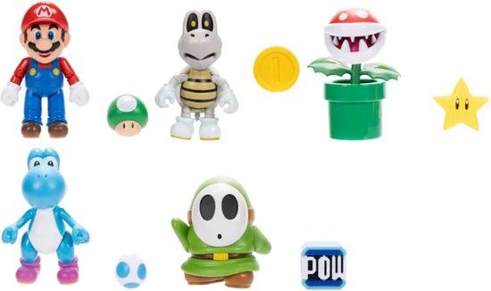 Jakks Nintendo Super Mario 10 cm Speelfiguur