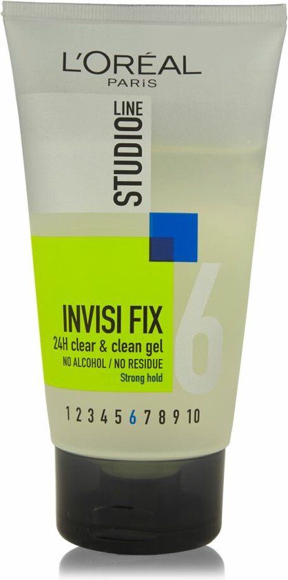 L'Oréal Studio Line Invisi Fix 24H Clear & Clean Gel Strong - 6 x 150ml