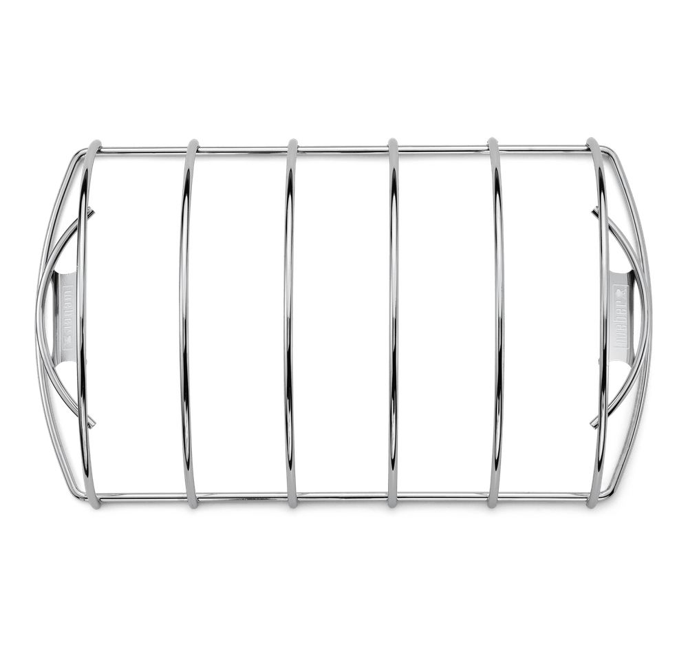 Weber Spare-Rib Ribrooster - Stainless Steel - Dishwasher Safe