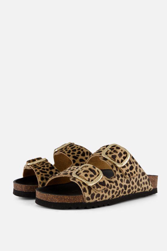 Scholl Sandalen Noelle Printed Leer Vrouwen - Luiipaard