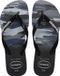 Havaianas HAV. TOP CAMU Zwart/Zwart/Wit Heren Slippers