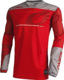 O'NEAL Haze Rouge Gris Maillot de Motocross Taille S