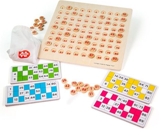 Bigjigs Traditionele Bingo - Partyspel - Nederlands
