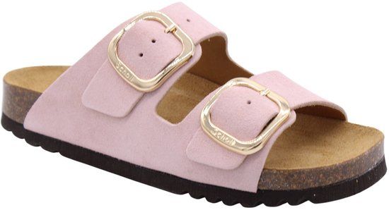 Scholl Noelle Roze Leder Slipper Maat 41