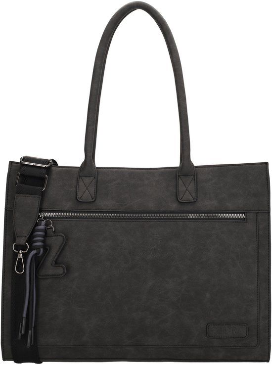 Zebra Trends Rosalyn Shopper 15,6 inch - Zwart