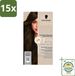 Schwarzkopf 15 x Crème Suprême Coloration Cheveux 4-0 Brun Foncé Naturel 245g