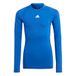 adidas jongens Techfit Aeroready Longsleeve Youth Shirt, team royal blue, 11-12 Years