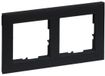 Legrand 765372 Seano 2-voudig frame, thermoplast, halogeenvrij, afmetingen: 87 x 158 mm, kleur: zwart gelakt