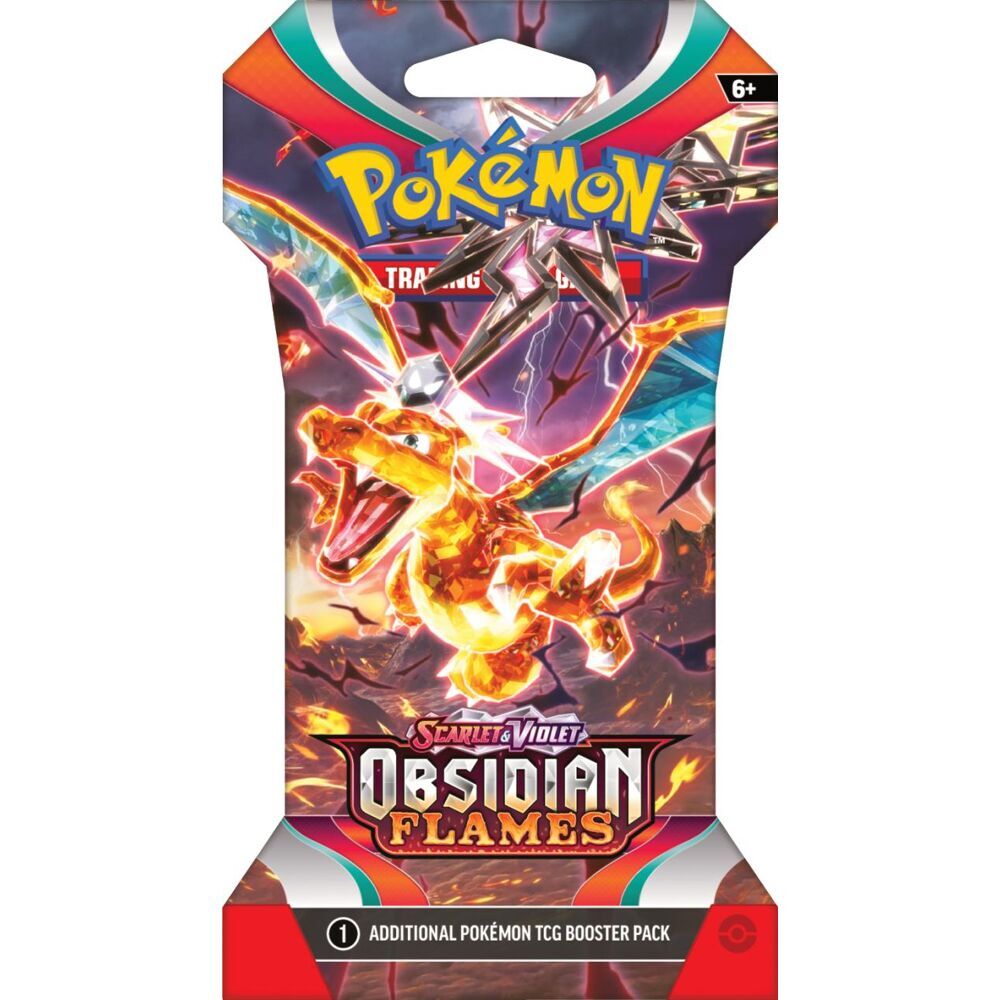 Asmodee Obsidian Flames Sleeved Booster - Pokemon TCG