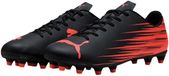 PUMA ATTACANTO II FG/AG Unisex Sportschoenen - PUMA Black-Glowing Red