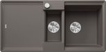 Blanco Silgranieten spoelbak, 99x49 cm, met afvoerbediening en accessoires, InFino, vulkaangrijs