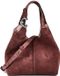 Coccinelle Leren handtas schoudertas C-Easy Handbag Suede Berry / Berry donkerpaars