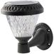 V-TAC 93575 VT-969 Lampe murale à énergie solaire LED 0,80 W Noir