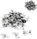 XPOtool set: 50 clips en acier inoxydable de 8 mm, 60 boulons hexagonaux de 3,5x20 mm avec fente T15